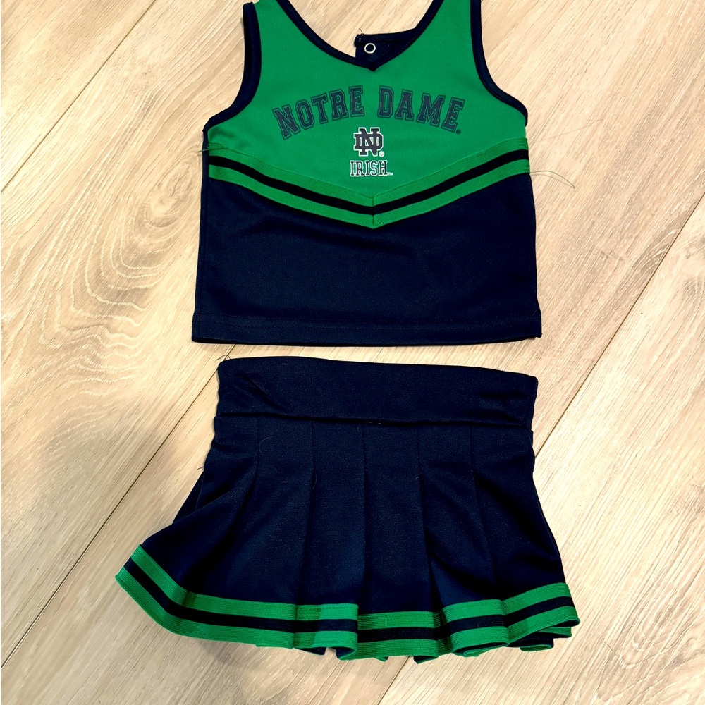 Notre Dame Cheer Outfit-2T
